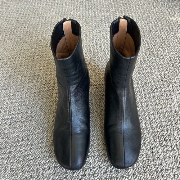 Mansur Gavriel Glove Bootie Boot Black Leather 7.5 - Picture 3 of 10